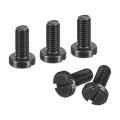 Black Oxide Slotted Button Head Screws 10pcs 6-48 X 5 16 Carbon Steel Machine Screw For Furniture And Electrical Components 