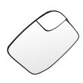 Heated Mirror Glass For 2010 2014 Ford E 150 250 350 Super Duty Left Driver Side With Plastic Backing Plate And Blind Spot Lens 