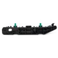 Hy1042114 Front Bumper Cover Support Brackets For Elantra 2011 2016 Driver Left Side Polished Black Abs Plastic