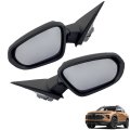 Unpainted Power Side View Mirror With Heated Manual Fold Left Right Replacement For Trailblazer Lt Sport Utility 4-door 