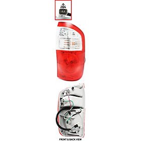 Tundra 04-06 Tail Lamp Rh Assembly For Crew Cab With Standard Bed Waterproof Rear Light Part Number T730125