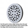 3m Clean Sanding Soft Interface Disc Pad 44 Holes Backup For Vacuum Sander Hook And Loop Attachment 5 X 28321
