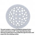 3m Clean Sanding Soft Interface Disc Pad 44 Holes Backup For Vacuum Sander Hook And Loop Attachment 5 X 28321