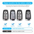 Ford Key Fob Cover With Keychain And Screwdriver Soft Tpu Protective Case For Explorer Fusion Escape Edge Expedition F150 F250