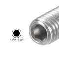 Ball Point Set Screws M3 X 10mm 304 Stainless Steel Metric Spring Hex Socket Screw 10pcs