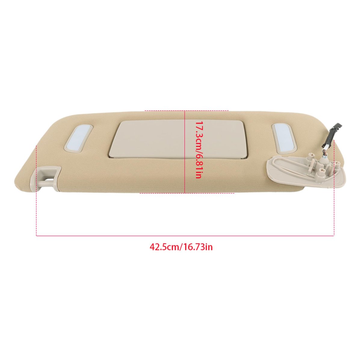 Beige Driver Side Sun Visor Replacement For Escalade Suburban Avalanche Tahoe Silverado Sierra Yukon Xl 2007-2014 Part Number