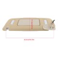 Beige Driver Side Sun Visor Replacement For Escalade Suburban Avalanche Tahoe Silverado Sierra Yukon Xl 2007-2014 Part Number
