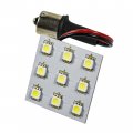 Hqrp 4-pack Ba15s Bayonet Base 9 Leds Smd 5050 Led Bulb Cool White Replacement For 1141 1156 Dutchmen Rv Toy Hauler