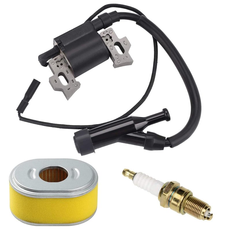 Ignition Coil With Spark Plug Air Filter Replacement For Honda Gx120 Gx160 Gx200 Engine Generator Rototiller 30500-ze1-073
