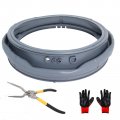 Mds47123605 Washer Door Boot Seal Gasket For Lg Kenmore Wm3470hva Wm3770hwa Wm3370hwa Wm3570hwa Wm3575cw Washer Rubber 