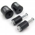 Httmt Mt220-005-sxr Handlebar Bar End Slider Rubber Black Compatible With Suzuk Hayabusa 99-11 Katana 600 89-08