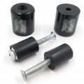 Httmt Mt220-005-sxr Handlebar Bar End Slider Rubber Black Compatible With Suzuk Hayabusa 99-11 Katana 600 89-08