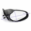 Httmt- 1 Pair Of Left Right Side Motorboat Mirror Cruiser Deluxe Sport Compatiable With Waverunner 2010-2014 Vx P N