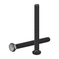 5pcs 3 8-16 X 3-1 2 Hex Head Bolts 304 Stainless Steel Fully Threaded Screw Black Oxide Finish For Construction Machinery