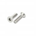 Uxcell M2x8mm 304 Stainless Steel Flat Head Torx Drive Type Screw Silver Tone 100pcs