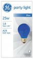 25w Crystal Color Party Light Bulb Finish Blue