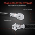 A-premium Front Brake Hydraulic Hose Compatible With Select Cadillac Buick Oldsmobile And Pontiac Models Allante Deville