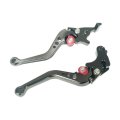 Black Cnc6 Position Shorty Brake Clutch Lever For Hyosung Gt650r 2006 2007 2008