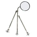 Stainless 8 Hood Mirror With Tri-pod Bracket Arm 