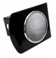 Elektroplate Volleyball All Metal Black Hitch Cover For Trucks And Suvs Fits Standard 2 Trailer Receivers Premium Weatherproof