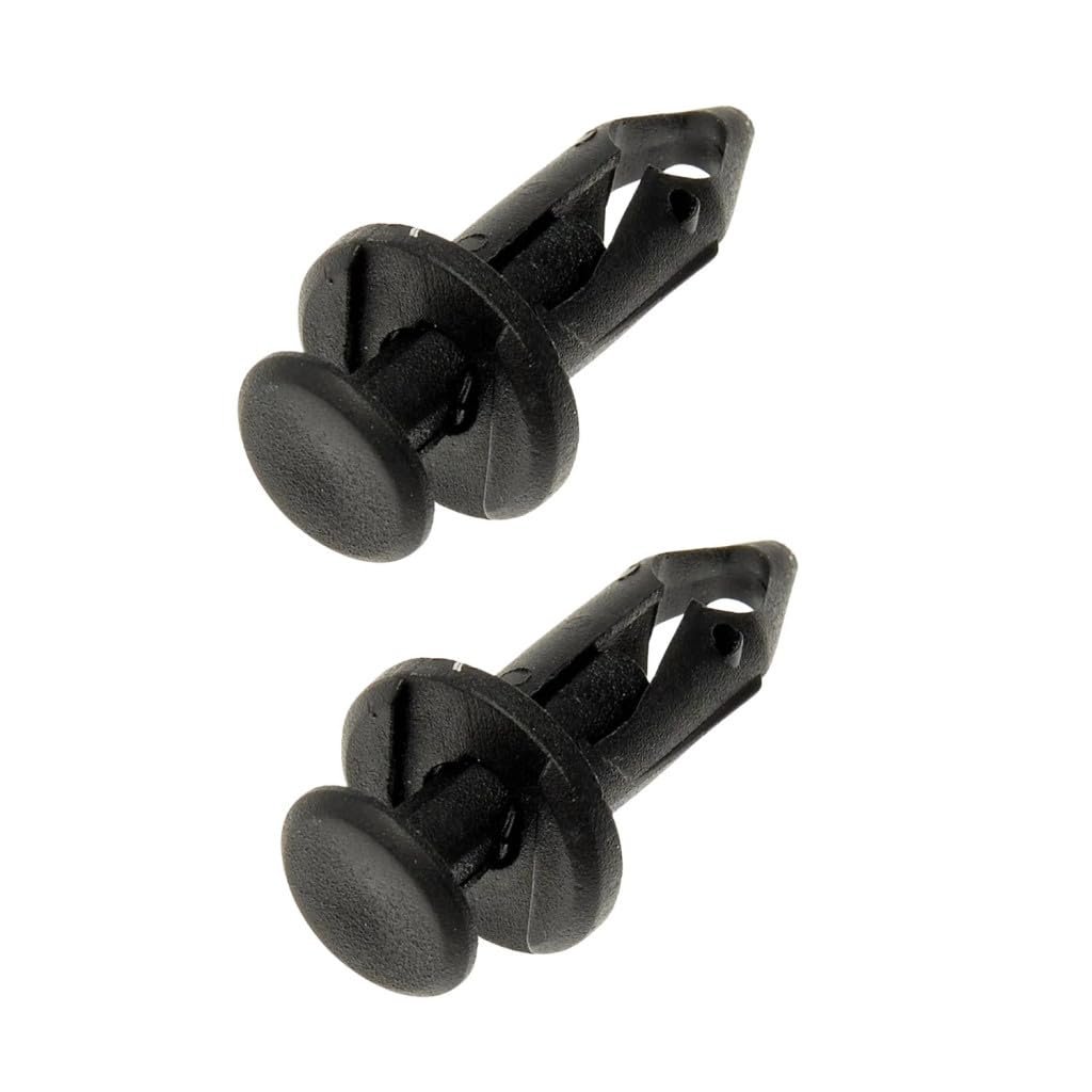 Push Pull Rivet Rocker Panels For Pontiac Firebird 1993 2002 Black Nylon Retainers 8 1mm Center Groove 15mm Head 2 Pieces