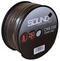 Soundbox Connected 8 Gauge Black Amplifier Amp Power Ground Wire 250 Feet Superflex Cable Spool 