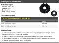 Front Suspension Strut Mount With Bearing Compatible 2008-2016 Smart Fortwo