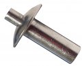 38-206-14-16-vl Aluminum Drive Rivet 3 16 Diameter X 390- 484 Grip Range Brazier Head Plain Finish 50 