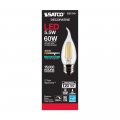 Satco 6pk 5 5w Ca10 Led 4000k Medium Base Dimmable 60w Equiv