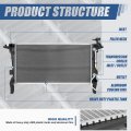 Dpi 13120 Factory Style 1-row Cooling Radiator Compatible With Genesis Coupe 2 0t At Mt 10-12 Aluminum Core