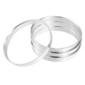4pcs Od 73 1mm To Id 71 5mm Aluminum Alloy Car Hub Centric Rings Wheel Bore Center Spacer 