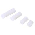 120pcs White Assortment Kit Nylon M3 Screws For Replacement Hex Nut Standoff Spacers Column