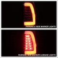 Acanii For Smoke 1997-2003 Ford F150 1999-07 F250 Sd Led Light Bar Tail Lights Brake Lamps