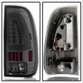 Acanii For Smoke 1997-2003 Ford F150 1999-07 F250 Sd Led Light Bar Tail Lights Brake Lamps