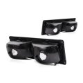 Chevy Gmc C K 2010 Truck 1994-2002 Parking Signal Light Diamond Design Gray Bezel Pair Driver And Passenger Side Gm2811104