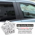 Car Door Window Centerpillar Honeycomb Trim Cover Compatible With Ford Maverick 2022 2023 Exterior Side Center Pillar Post