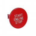 X Autohaux For Bmw 3 Series Car Engine Ignition Push Start Button Stop Cover Trim Cap Abs Sticker Red G20 G05 X5 G06 X6 G07 X7