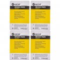 Niche Brake Pad Set For Yamaha Xt350 Xt225 Ttr225 Tri Z 250 Rt180 3bn-w0045-01-00 Front Organic 4 Pack