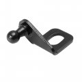 X Autohaux 1 Pair 10mm Car Ball Studs Mounting Brackets Black For Gas Struts Shocks 42x35x21mm