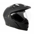 Dual Sport Full Face Helmet For Dirt Bike Atv And Street Matte Black Medium Dot Approved Safety With Flip Up Visor Washable 