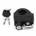 Duokon Helmet Lock Black Aluminum Motorcycle Handlebars Anti-theft Security Padlock Universal Parts 25mm 1in 