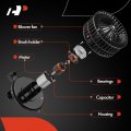 A-premium Hvac Heater Blower Motor Assembly Compatible With 010-a70-74d Single Wheel 12v Fan Cage