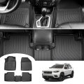 Cartist Floor Mats For Jeep Cherokee 2016-2023 Not Grand All Weather Mat Accessories Heavy Duty Car 