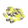 Uxcell 15pcs 12v Ba9s White Led Instrument Dashboard Light Indication Lamp Bulb