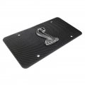 Ipick Image Ford Mustang Cobra 3d Heavy-metal Logo On 100 Real Black Carbon Fiber License Plate