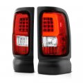 1994-2001 For Dodge Ram 1500 2500 3500 Pickup Truck Red Lens Oled Neon Tube Led Tail Brake Light Housing Lamp Assembly Driver 