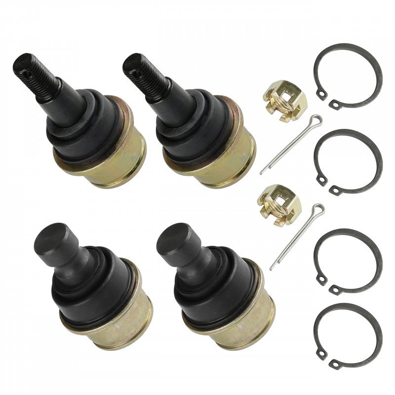 Front Suspension Lower And Upper Ball Joint Kit For Can Am Commander 800 4x4 1000 2011 2012 4 Piece Set