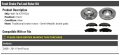 Front Semi-metallic Brake Pad And Rotor Kit Compatible With 2008-2011 Ford Focus