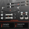 A-premium Set Of 8 Front Sway Bar Link Lower Ball Joint Inner Outer Tie Rod End Compatible With Ford Mustang 1994-2004