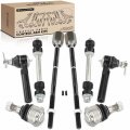 A-premium Set Of 8 Front Sway Bar Link Lower Ball Joint Inner Outer Tie Rod End Compatible With Ford Mustang 1994-2004 